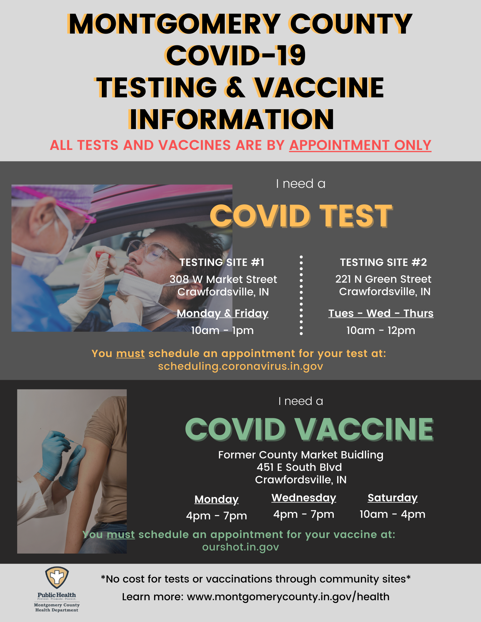 Document Center CORONAVIRUS TESTING AND VACCINATION INFORMATION document-center-coronavirus-testing-and-vaccination-information